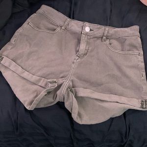 Army green shorts